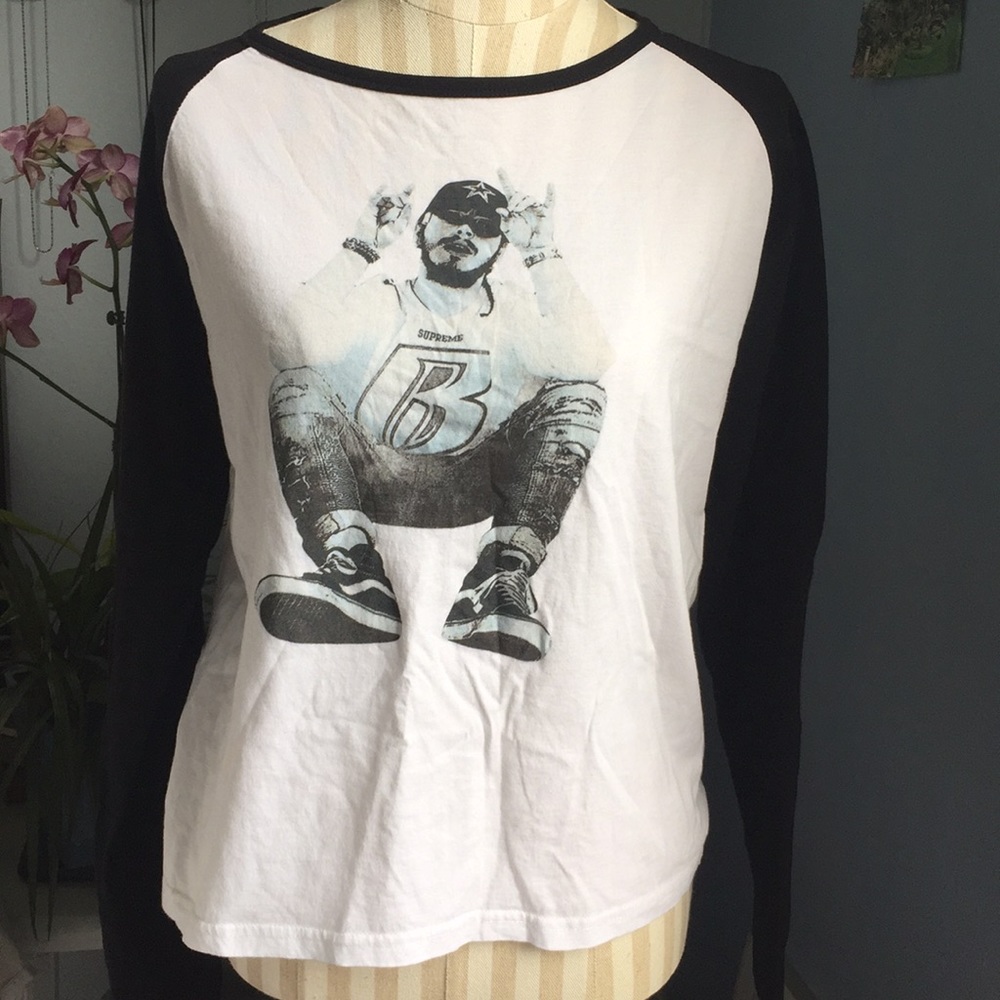 Post Malone raglan jersey. Size small.